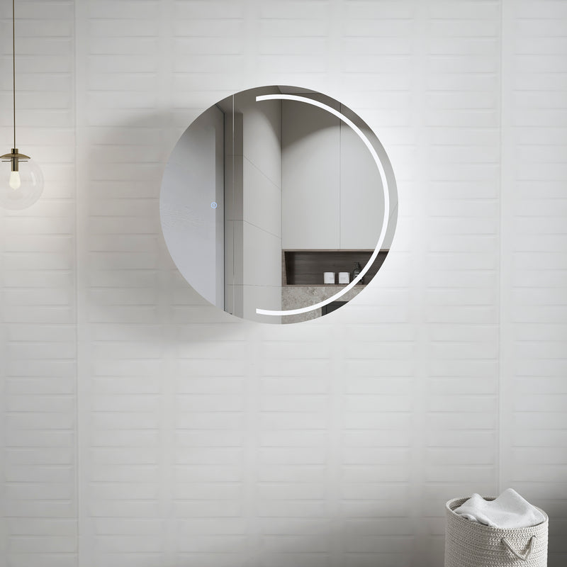 London LED Shaving Cabinet 800x800x130
