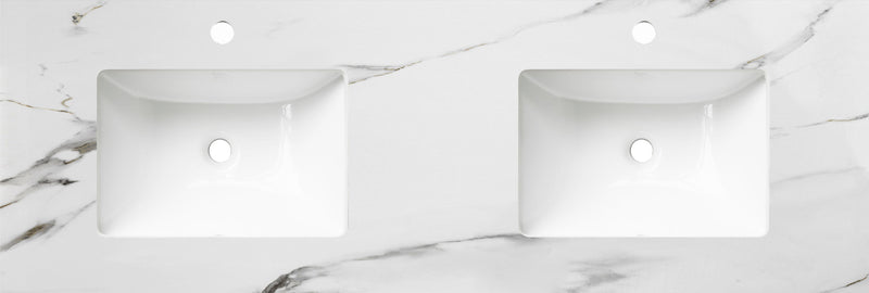 Rock Plate Stone 1800x460x15mm Mont Blanc Undermount with undermount basin