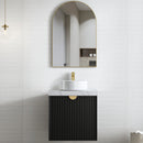 Marlo (Dionysus) 600x460x550 wall hung Matte Black Plywood Cabinet