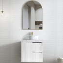 Noosa (Apollo) 600x460x550 wall hung Matte White Plywood Cabinet