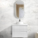 Noosa (Apollo) 750x460x550 wall hung Matte White Plywood Cabinet