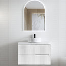 Noosa (Apollo) 900x460x550 wall hung Matte White Plywood Cabinet