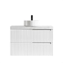 Noosa (Apollo) 900x460x550 wall hung Matte White Plywood Cabinet