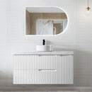Noosa (Apollo) 1200x460x550 wall hung Matte White Plywood Cabinet
