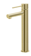 Roul Tall  Basin Mixer Brushed Gold