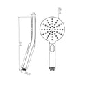 Pavia Hand Shower Gun Metal