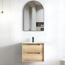 Byron 600x460x550 wall hung Natural Oak Plywood Cabinet