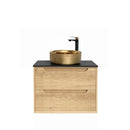 Byron 600x460x550 wall hung Natural Oak Plywood Cabinet