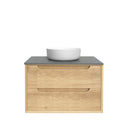 Byron 750x460x550 wall hung Natural Oak Plywood Cabinet