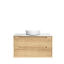 Byron 900x460x550 wall hung Natural Oak Plywood Cabinet