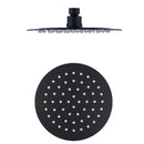 (BKSR202-B) Pavia Twin Shower On Rail Bottom inlet, Round Black