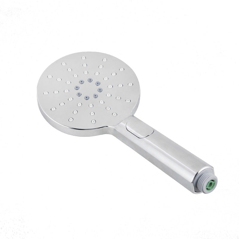 Pavia Twin Shower On Rail Top Inlet, Round Brush nickle