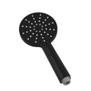 (INS5912B/BKSR201H-B) Pavia Twin Shower Set Top Inlet with Round 200mm shower head-Half rail, Black