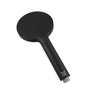 (INS5912B/BKSR201H-B) Pavia Twin Shower Set Top Inlet with Round 200mm shower head-Half rail, Black