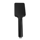 (BKSS102-B) TaranTwin Shower On Rail Bottom inlet with dual hose square Matt Black